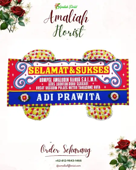 Papan Bunga Ucapan Selamat Pejagan